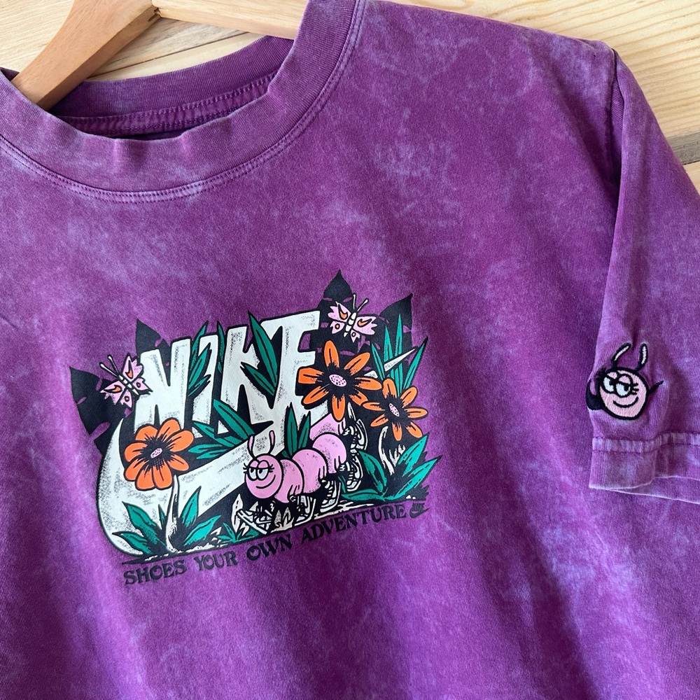 Nike Kids Purple Adventure Graphic Tee